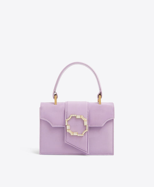 Mini Sequin Tote Bag - J.W. Anderson - Lilac - Leather