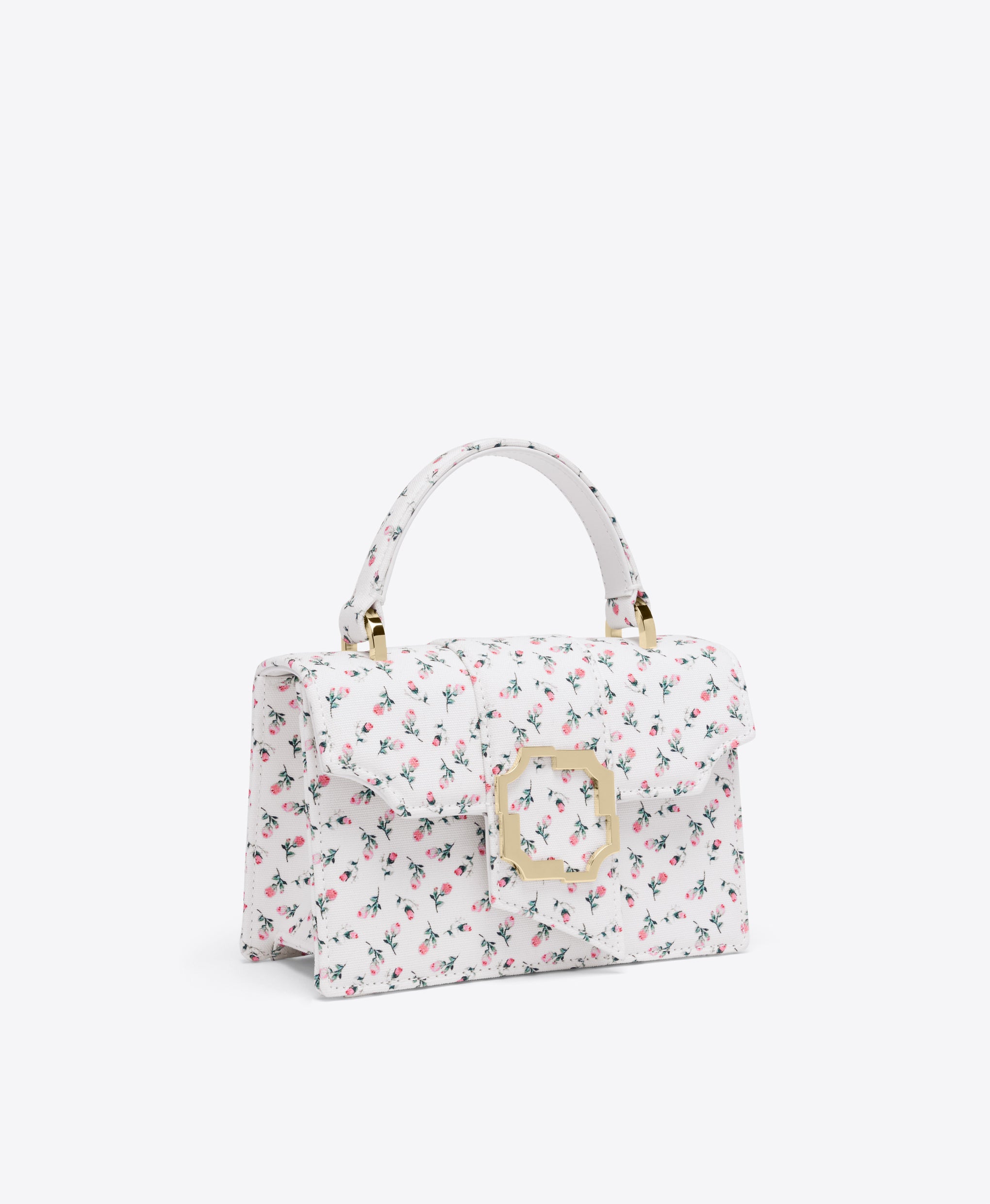 Audrey Mini 56 White Floral Handbag Malone Souliers