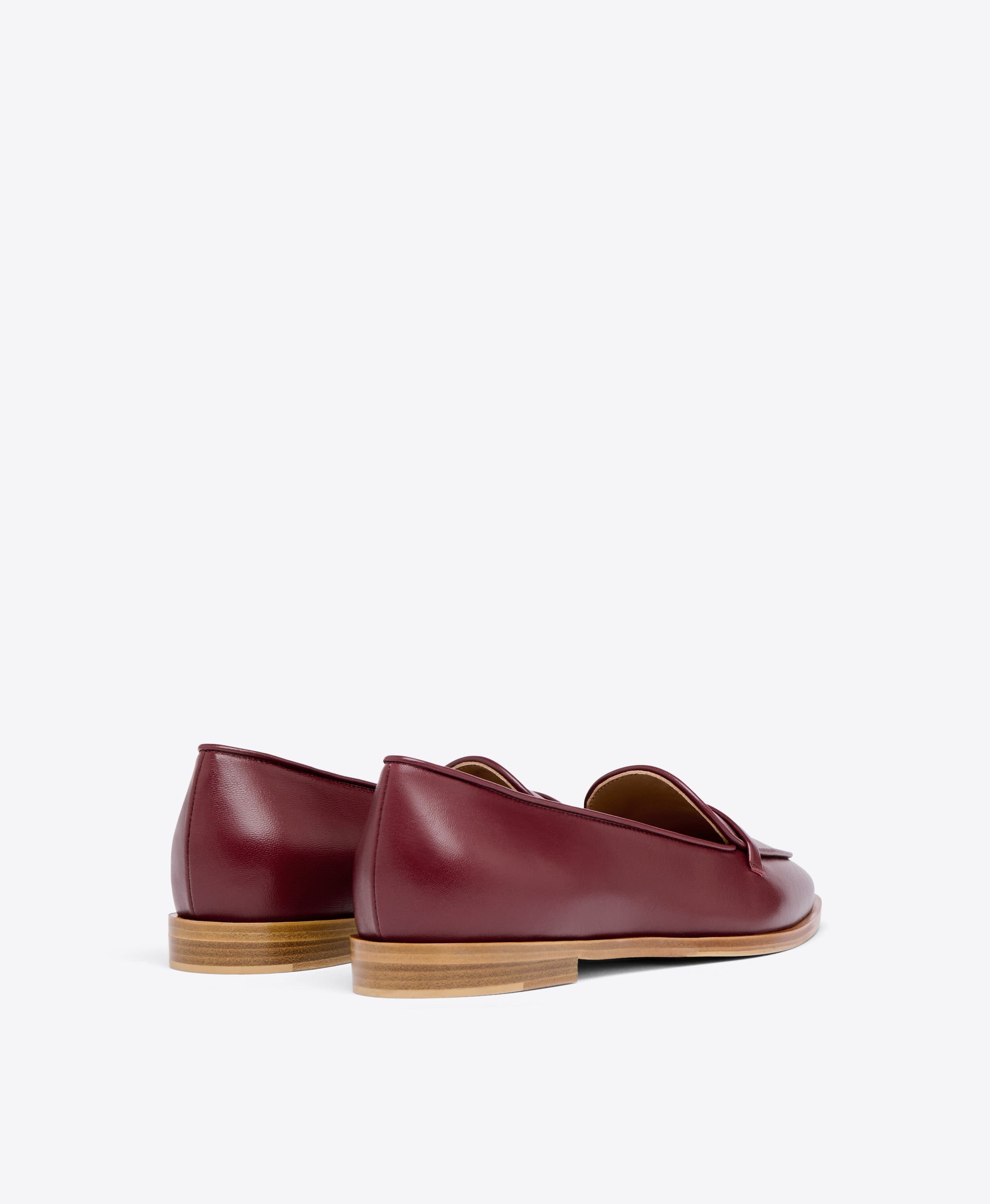 Barry Rosewood Leather Almond Toe Loafers Malone Souliers