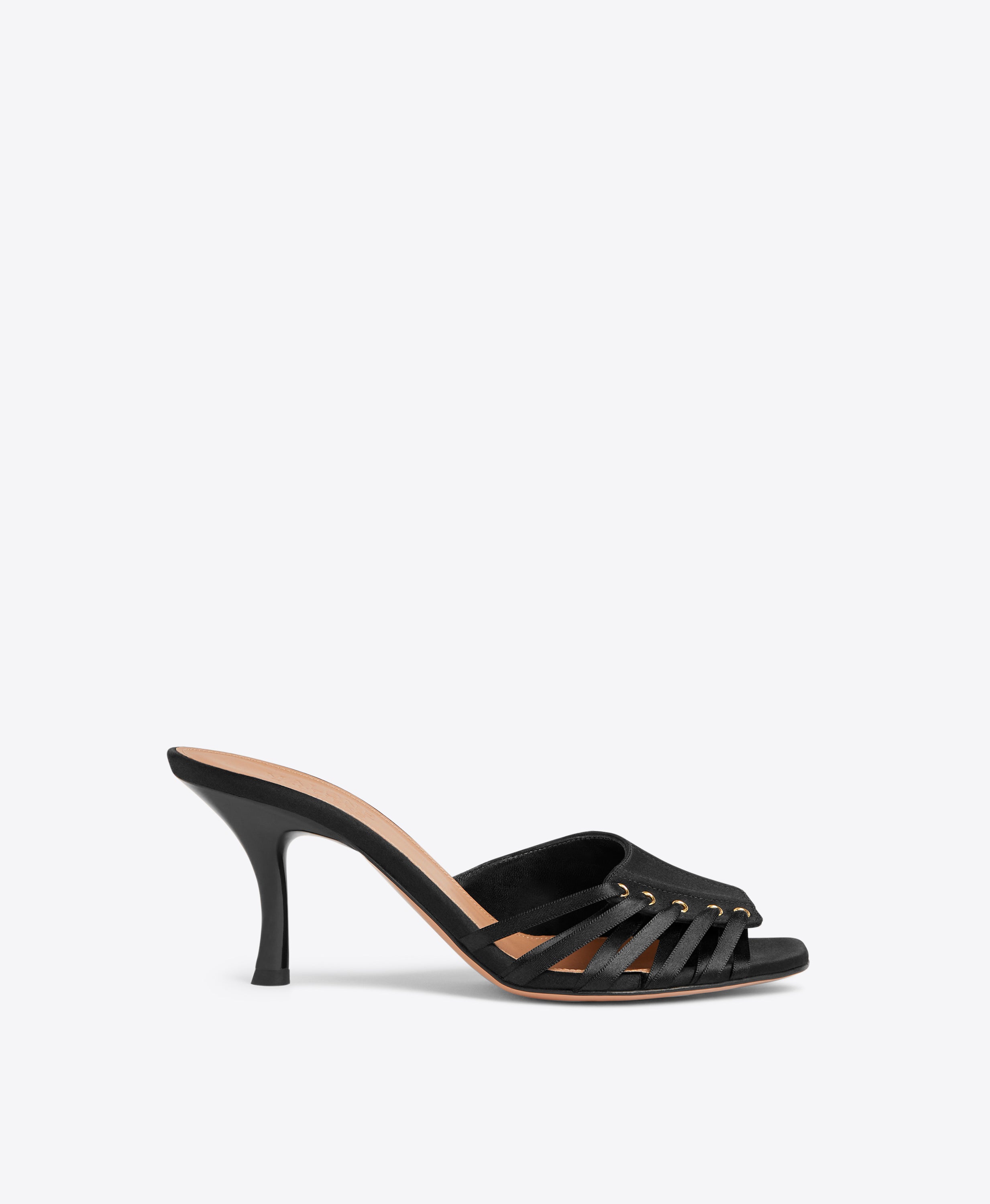 Black sandals store for wedding guest