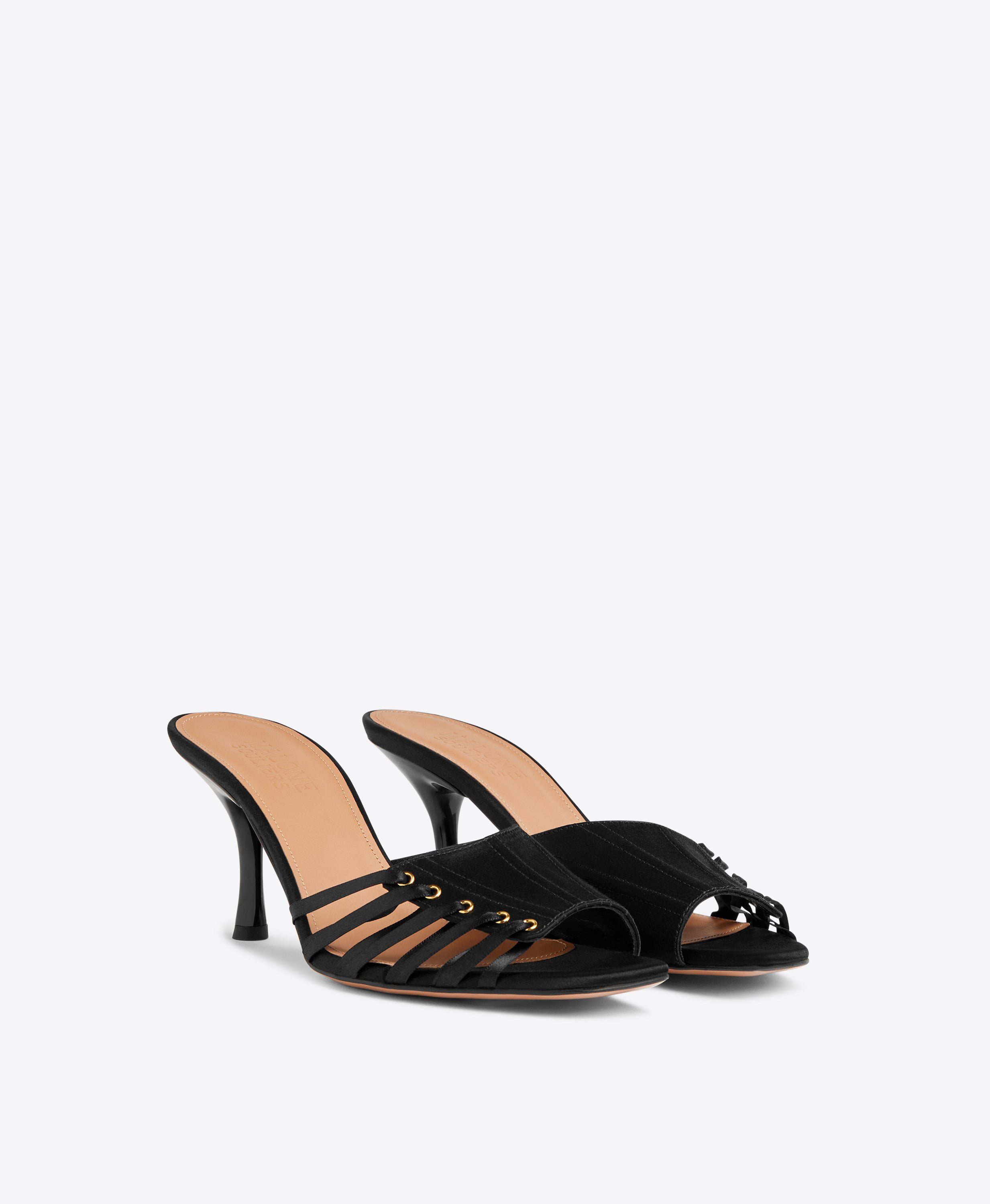 Leather heeled sandals clearance uk