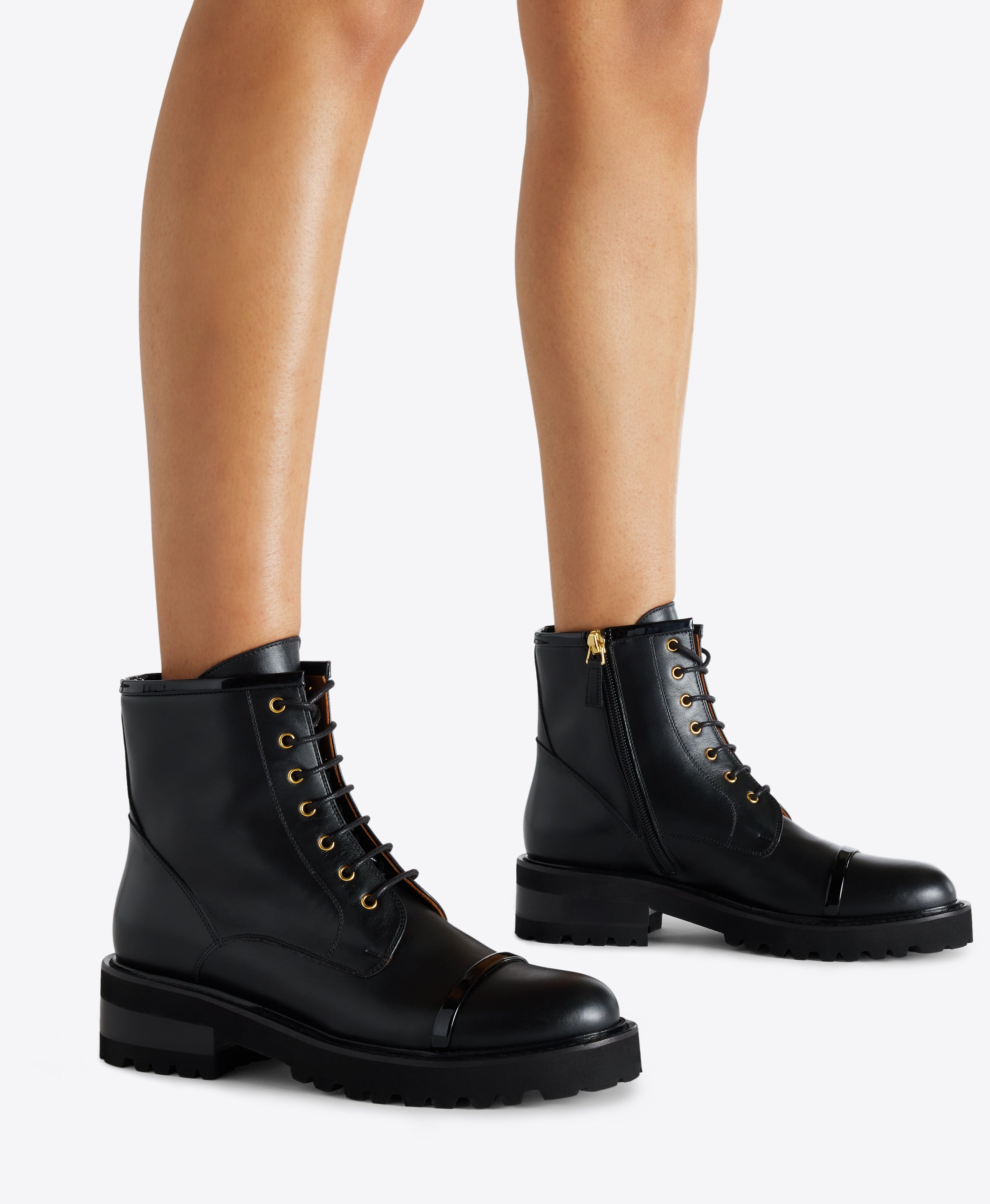 Ankle boots military style online