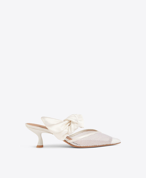 White hot sale kitten mules