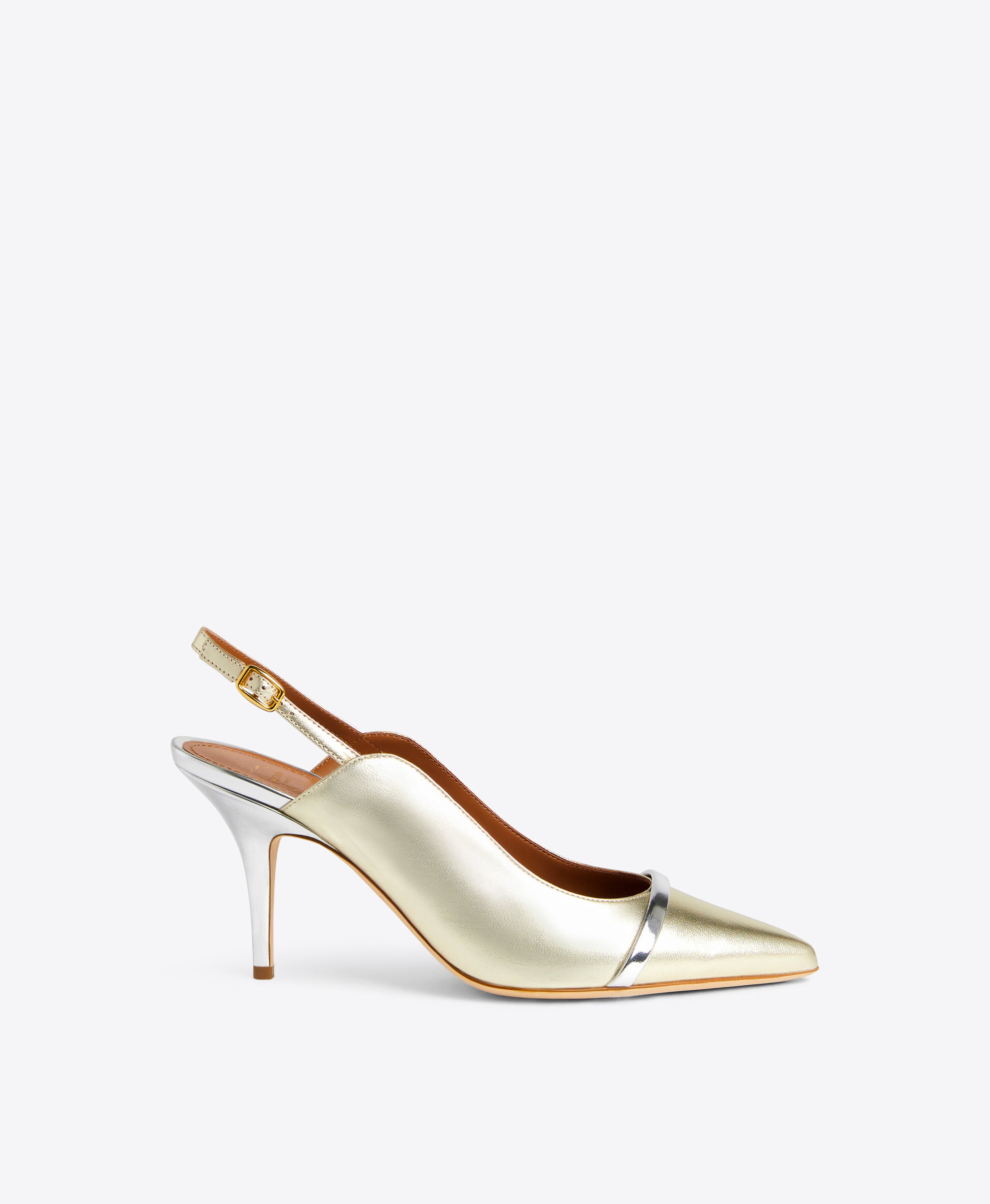 Metallic slingbacks deals