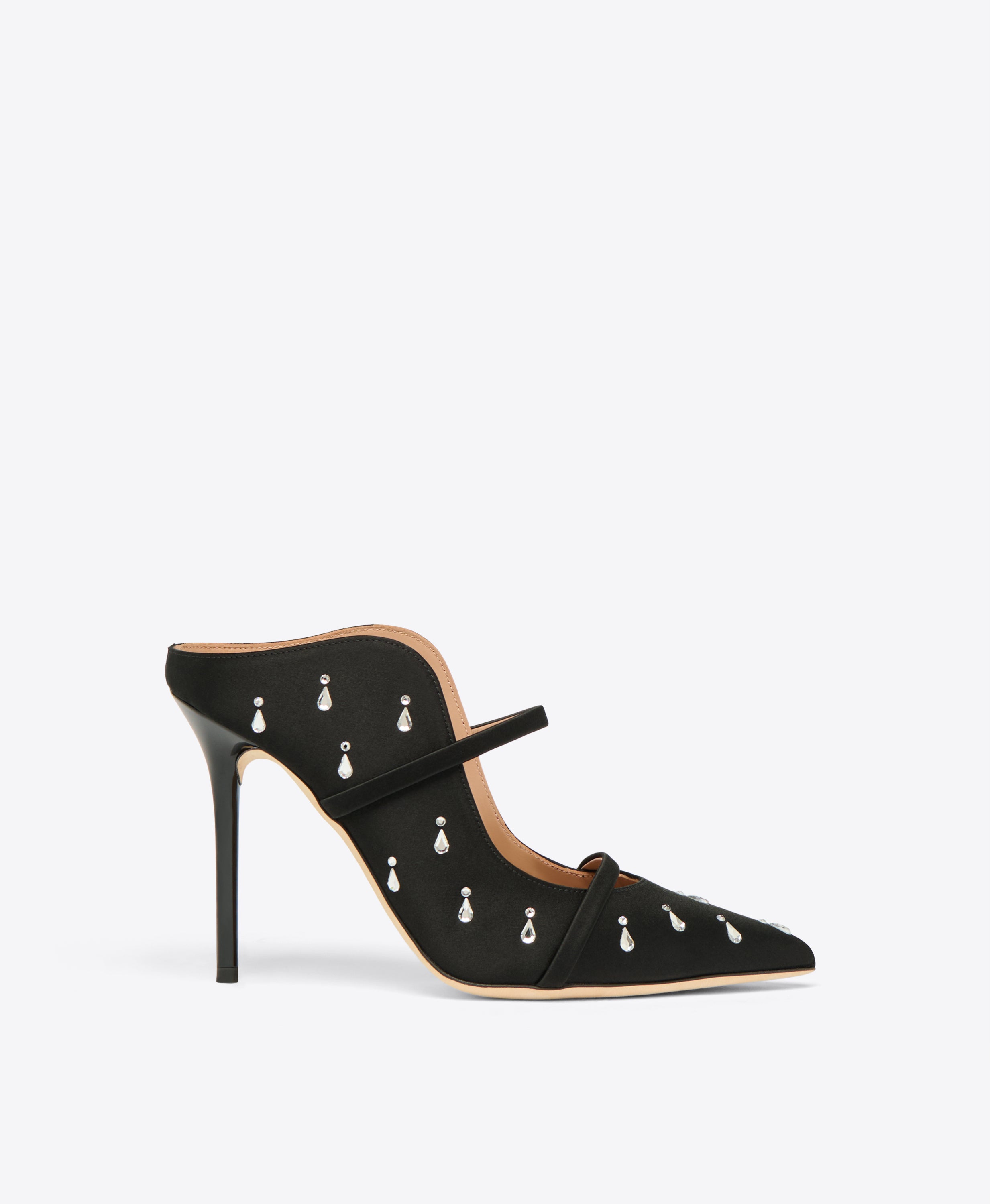 Embellished mules heels online