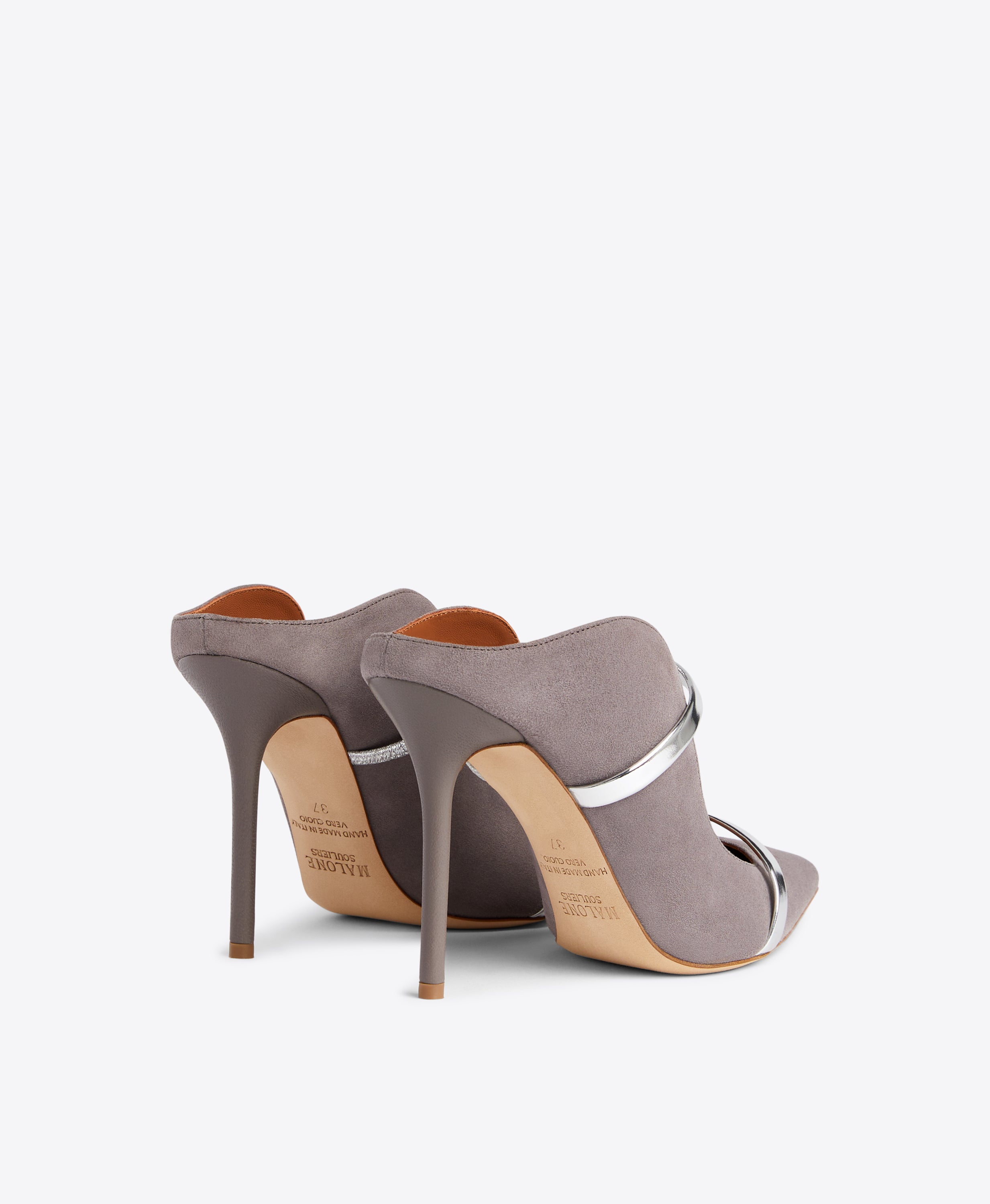 Grey suede hotsell sandal heels