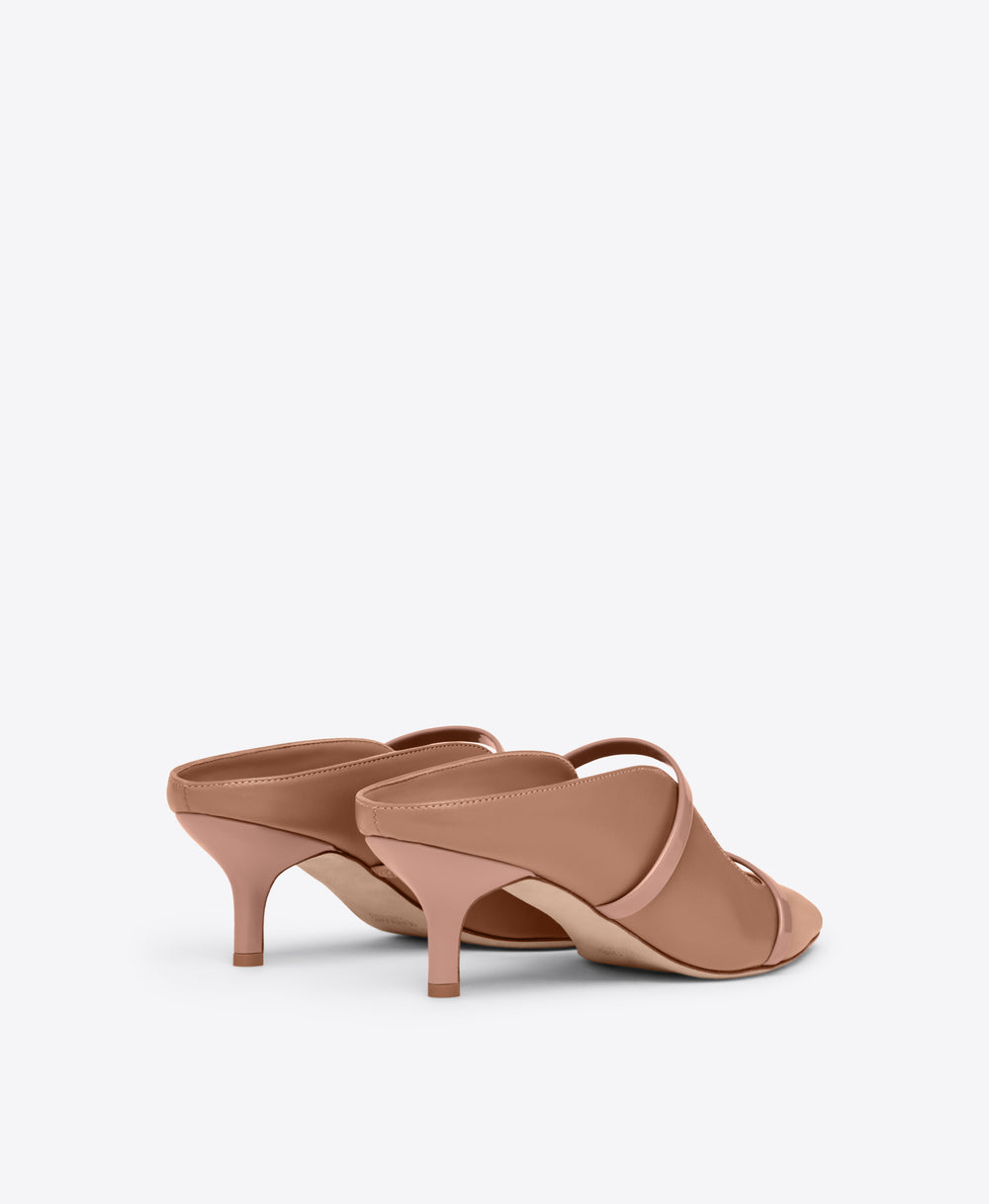 Blush Leather Kitten Heels Malone Souliers