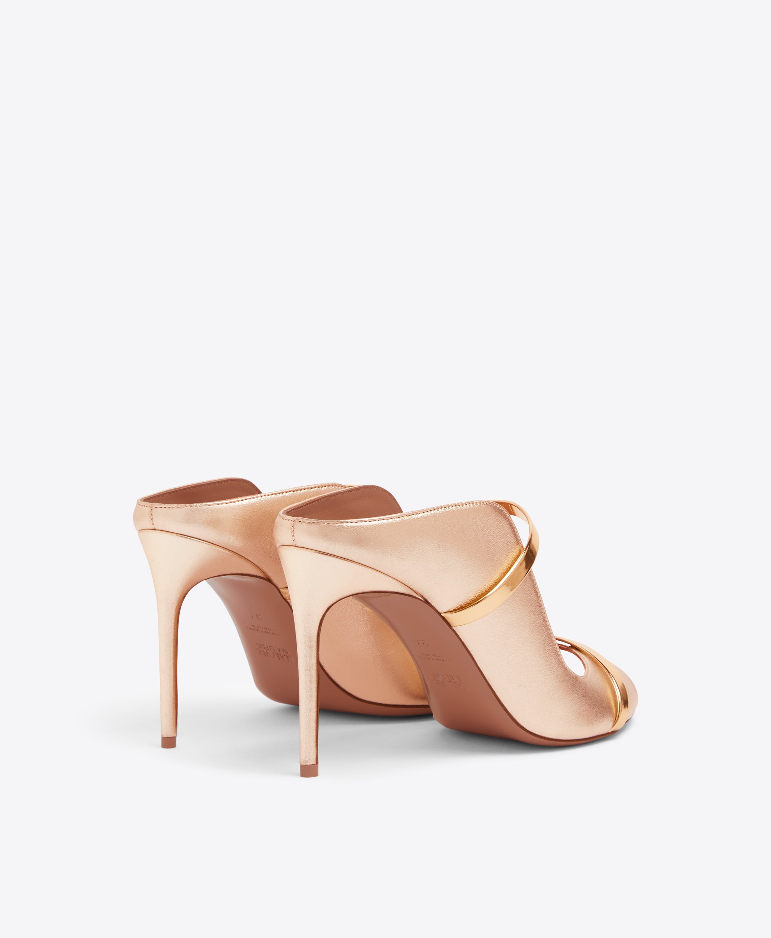 Rose gold hot sale strappy sandals