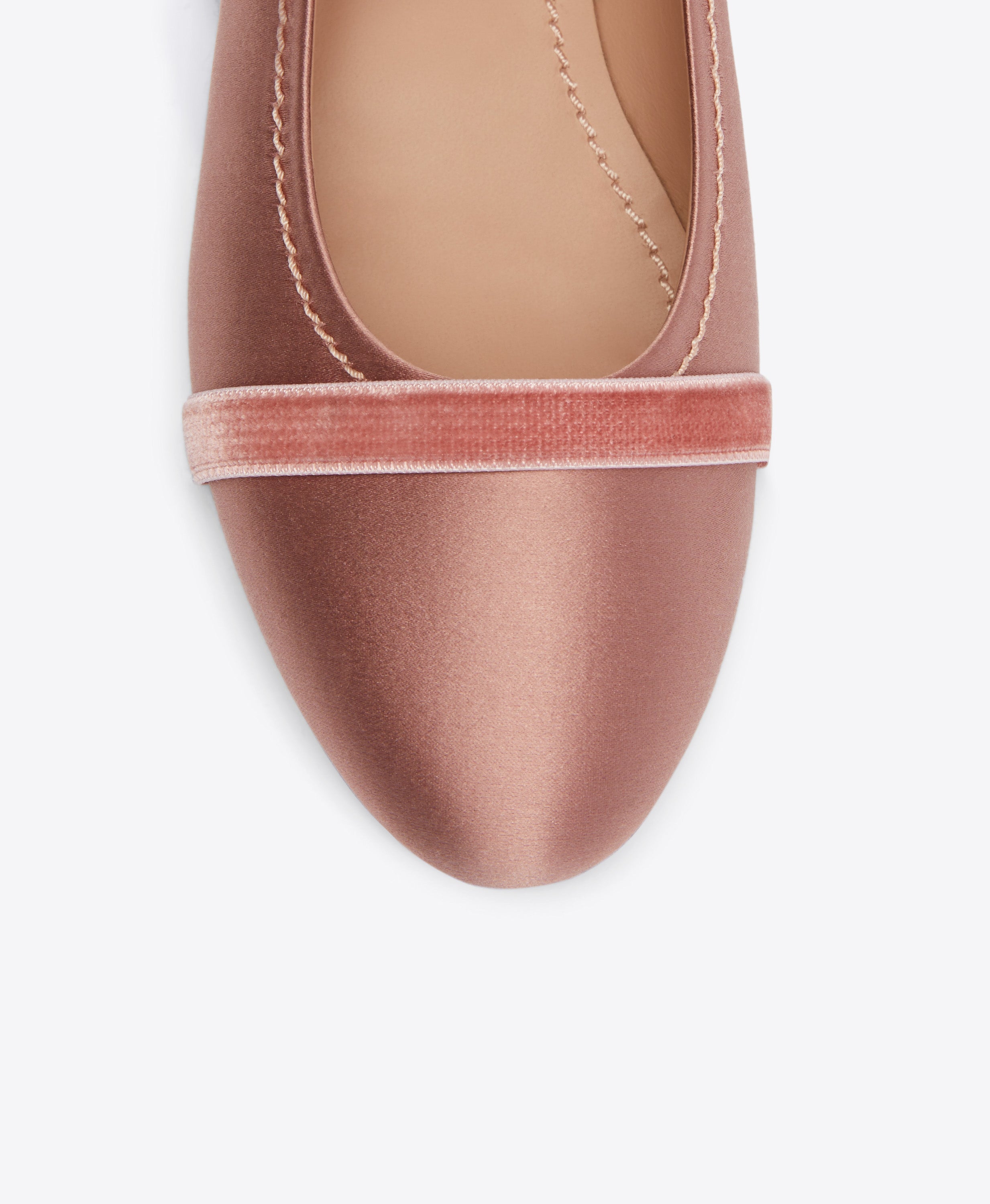 Mauve fashion flats