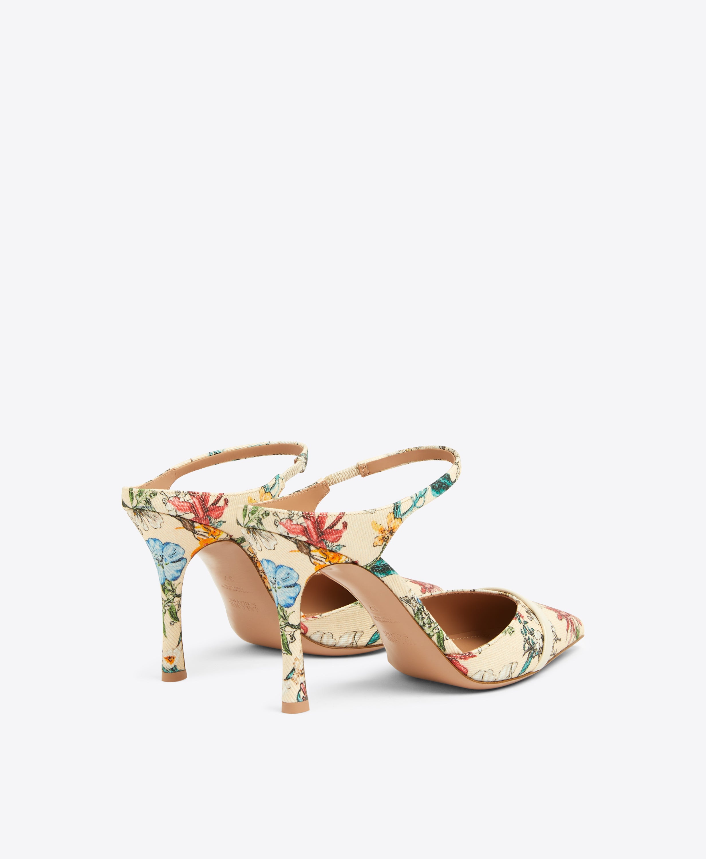 Cream deals heeled mules