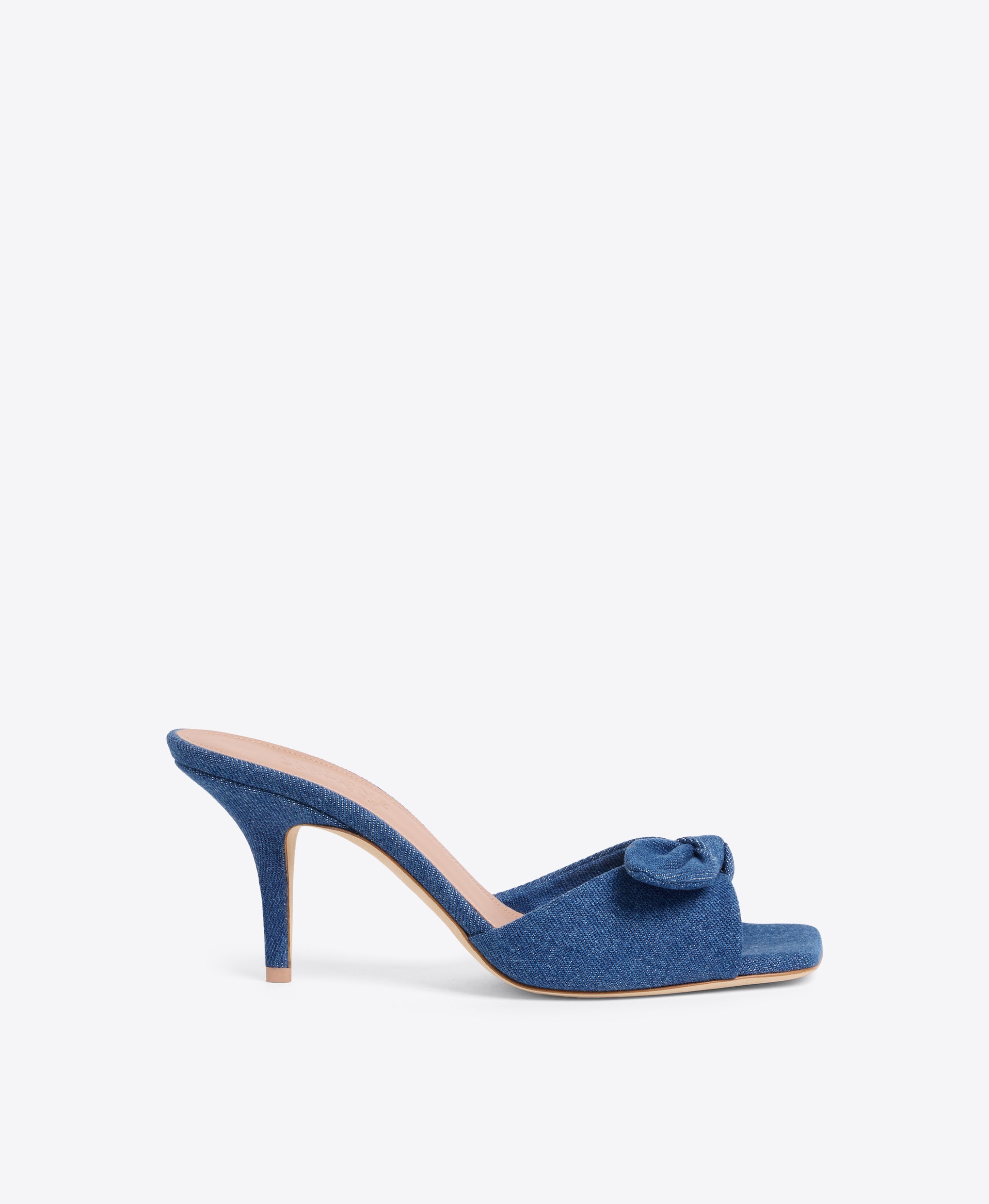 Blue Denim Heeled Sandals Malone Souliers