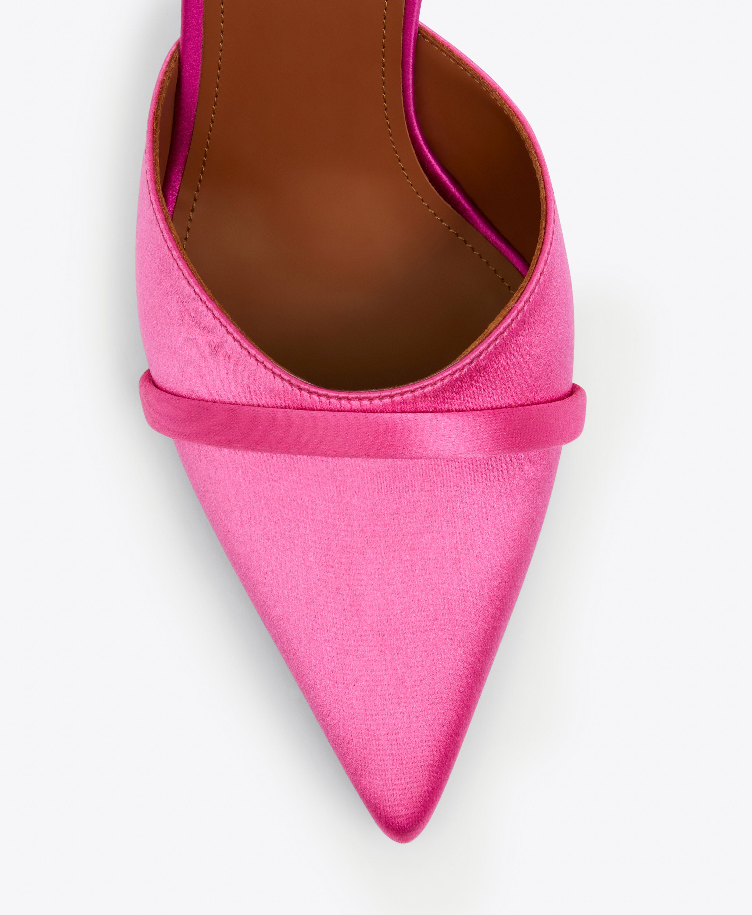 Julia 90mm Yellow Satin Heeled Mules | Malone Souliers