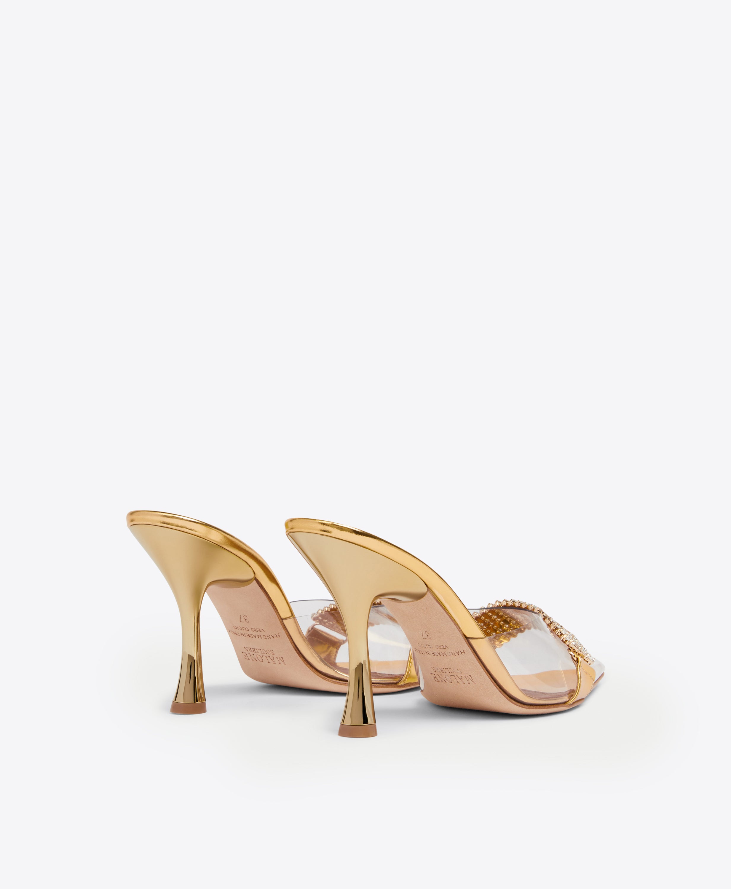 Malone souliers gold on sale heels