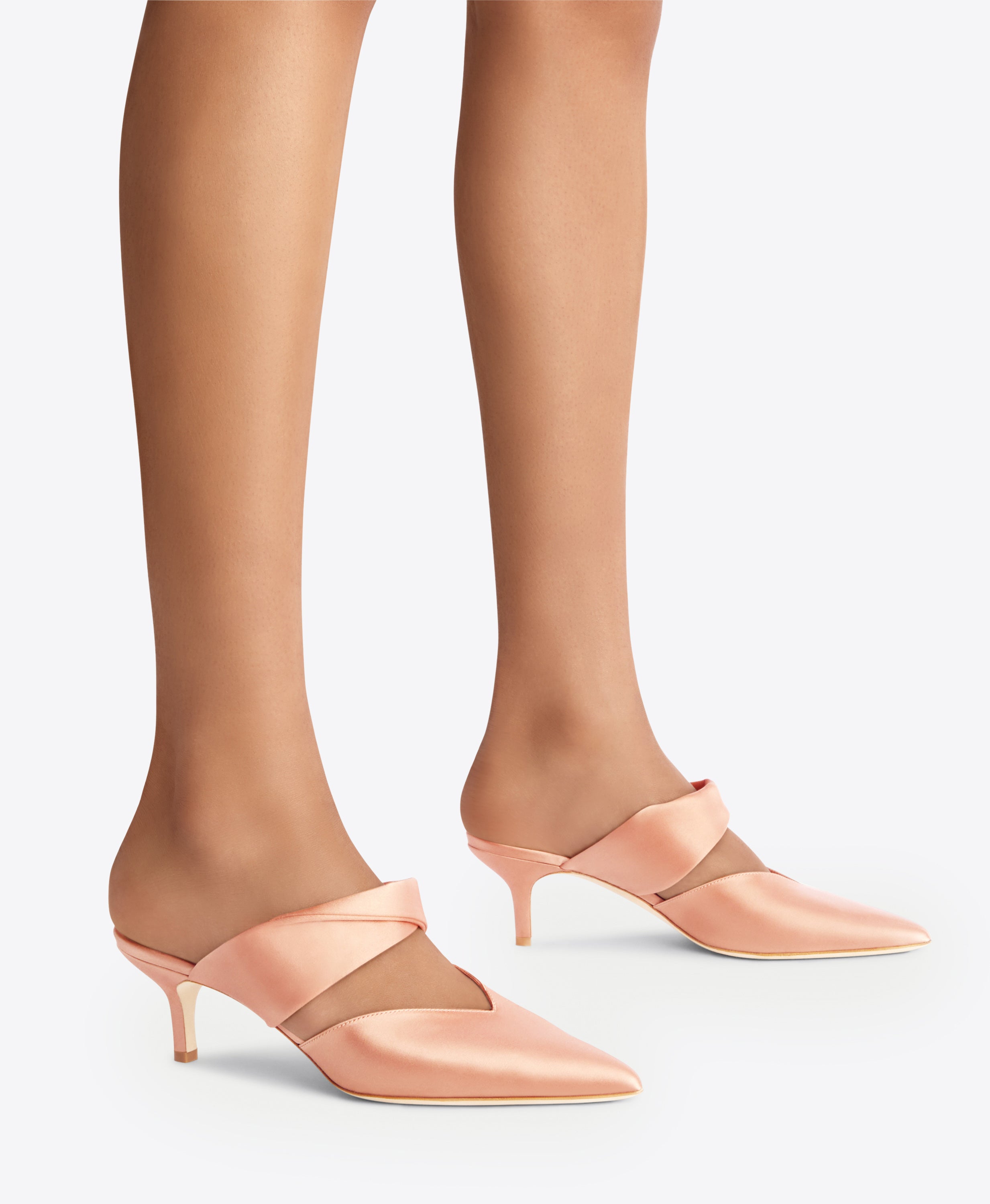 Blush sale mule heels