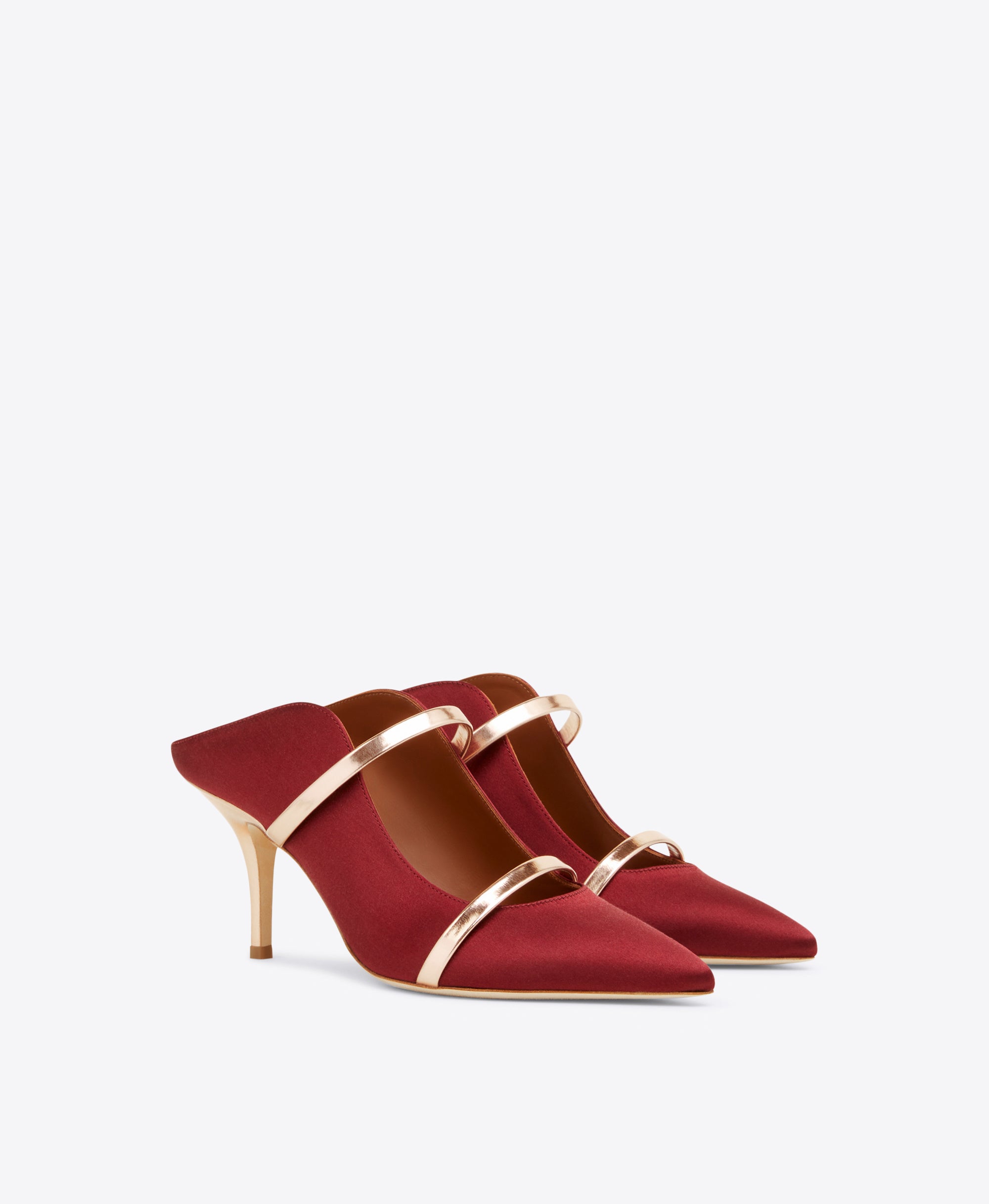 MALONE SOULIERS - Tami 90 Satin Mules